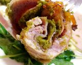 Pas rețetă Rulouri de pui cu șuncă și pesto de pătrunjel 4 fotografie