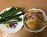 Hình bước làm 2 của món Cơm gà nấu nồi cơm điện