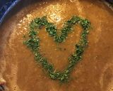 A picture of step 4 of Tomato, Mushroom, and Parsnip Soup.