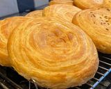 Pas rețetă Pateuri spirale umplute cu mere sau carne tocată😋 1 fotografie