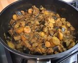 Une image de l'étape 14 de Aubergines aux carottes jaunes, persil, ail, oignon et épices.