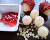 Foto del paso 1 de la receta: Lichi con falso caviar👍🇵🇪