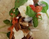 A picture of step 3 of My Southern fried chicken and Crispy Bacon Wrap. 😘.