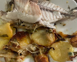 Foto del paso 6 de la receta: Dorada al horno con patata panadera