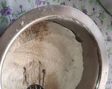 A picture of step 2 of Heart shape red velvet cake.