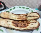 Foto langkah ke 4 dari resep Sambal Kemiri Terong Bakar.