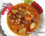 Zöldséges krumplileves (Gluténmentesen is) recept fázis 1 fotója