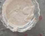 A picture of step 3 of Pita bread with falafel and tahini sauce.