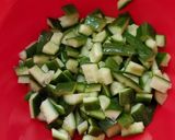 A picture of step 2 of My Cucumber Caprese Salad.