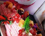 Une image de l'étape 11 de Bûche bavaroise de Noël aux framboises et verrines mousses aux framboises 😋#recettesdefete.