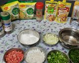 A picture of step 1 of Maggi Nutrilicious Masala VEG ATTA noodles Vegetables pizza.