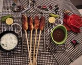 A picture of step 4 of Reshmi Kabab.