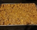 A picture of step 4 of 'No Bake' Peanut Butter Lovers Dream Squares.