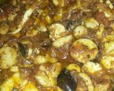 A picture of step 5 of Khumbi special fry karhae.