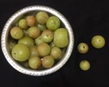 A picture of step 1 of Gooseberry palm Candy.