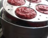 A picture of step 3 of Tomato Idli.