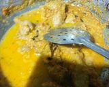 A picture of step 5 of Shahi masala chaap.