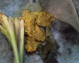 Foto langkah ke 5 dari resep Sayur ikan bawal nyomok kuning cabe ijo (ikan bawal di kuningin).