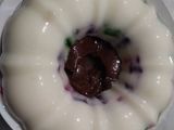 Puding coklat & susu mozaik