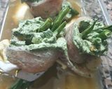 Foto del paso 3 de la receta: Escalopes de pescado blanco con cremato, hierbas y chauchas