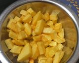 अंकुरित छोलिया(हरे चने) और आलू की सूखी सब्जी रेसिपी चरण 2 फोटो