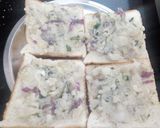A picture of step 2 of Potato bread toast.