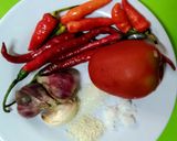 Foto langkah ke 1 dari resep Cumi Asin Terong Balado.
