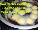 A picture of step 7 of Gulab jamun😋.