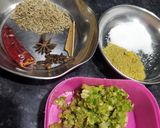 A picture of step 2 of Shepu kadhi.