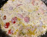 Királyrákos tejszínes spagetti recept fázis 2 fotója