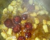 Foto del paso 1 de la receta Patatas al estragón con cúrcuma y chorizo