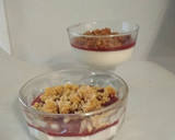 Foto del paso 5 de la receta: Tarta de queso con crujiente de galleta en copa