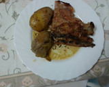 Foto del paso 15 de la receta: Falda de cordero o chuletas a la miel con patatas al tomillo