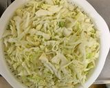 A picture of step 6 of Simple White or brown Rice, Cabbage and  Liver.