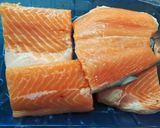 Foto del paso 7 de la receta Salmón fresco en cama de crema de espárragos verdes
