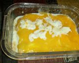A picture of step 6 of Orange pudding.