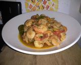 Foto langkah ke 5 dari resep Udang Bumbu Pedas Manis.