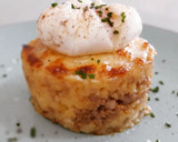 Foto del paso 8 de la receta: Patatas enmascaradas gratinadas al allioli y huevo poché trufado