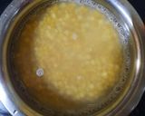 A picture of step 1 of Matter dal dhokli (left over dal).