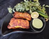 A picture of step 2 of Basa fish fry.