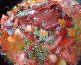Foto del paso 6 de la receta: Albóndigas con carne de pavita y pasta corta en salsa de almendras y pecanas, cremosita🇵🇪