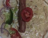 A picture of step 2 of Sausage Shawarma.