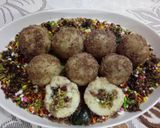 A picture of step 8 of Paan & dry fruits laddu.