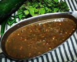 A picture of step 4 of Khati methi chutney.