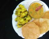 A picture of step 2 of Poori.