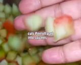 A picture of step 1 of Tutti Frutti.