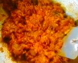 A picture of step 6 of South indian style ridge gourd chutney.