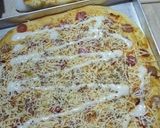 Foto langkah ke 5 dari resep Pizza ala Tintin Rayner.