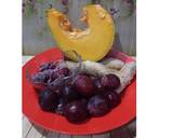 Diet Juice Raspberry Grape Banana Pumpkin langkah memasak 1 foto