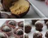 A picture of step 3 of Besan and Coconut Truffle {Fusion recipe}.